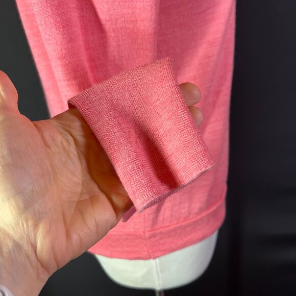 J. Crew Size S Margot Crewneck Sweater Merino Wool Pullover Pink AM146 - Picture 4 of 12